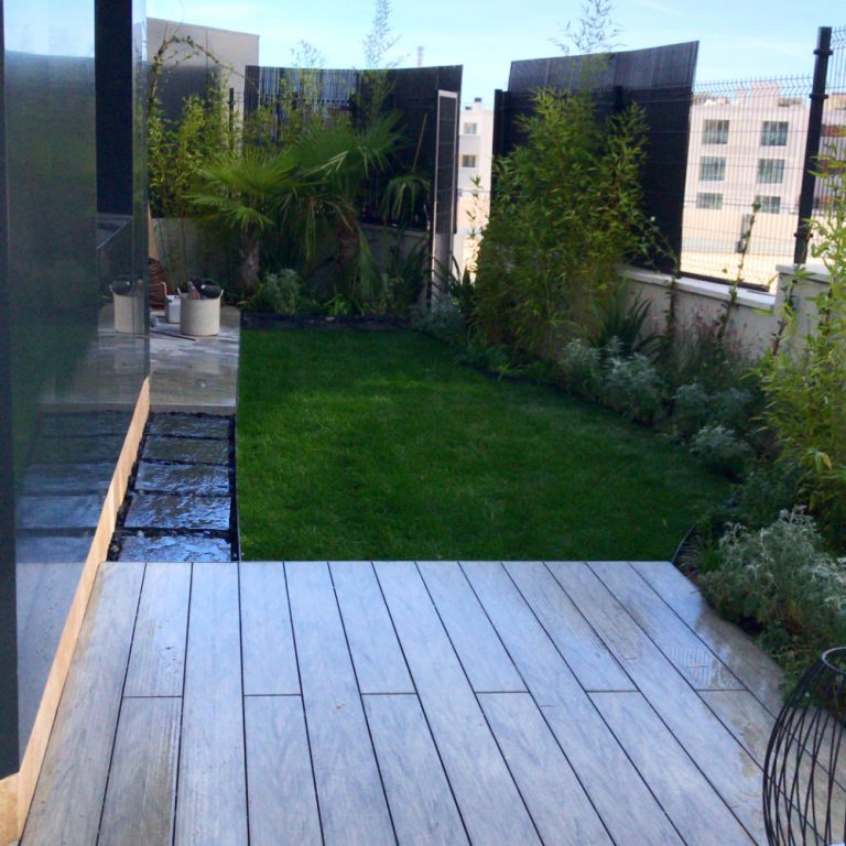 Piso con patio en Madrid